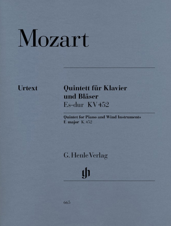 Quintet E flat major K. 452 for Piano, Oboe, Clarinet, Horn and Bassoon