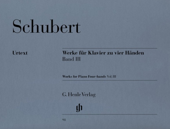 Werke für Klavier zu vier Händen, Band III