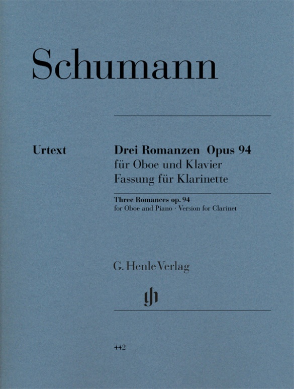 Three Romances op. 94 for Oboe and Piano