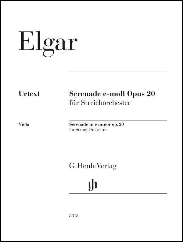 Sérénade en mi mineur op. 20 pour orchestre à cordes