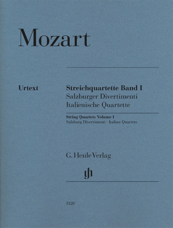 Streichquartette Band I (Salzburger Divertimenti, Italienische Quartette)