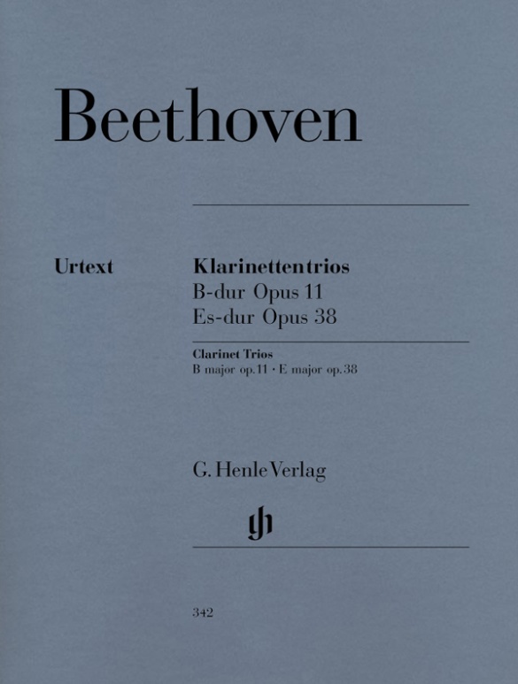 Klarinettentrios B-dur op. 11 und Es-dur op. 38 für Klavier, Klarinette (Violine) und Violoncello