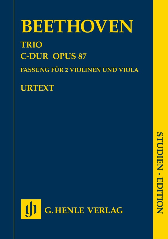 Trio en Ut majeur op. 87