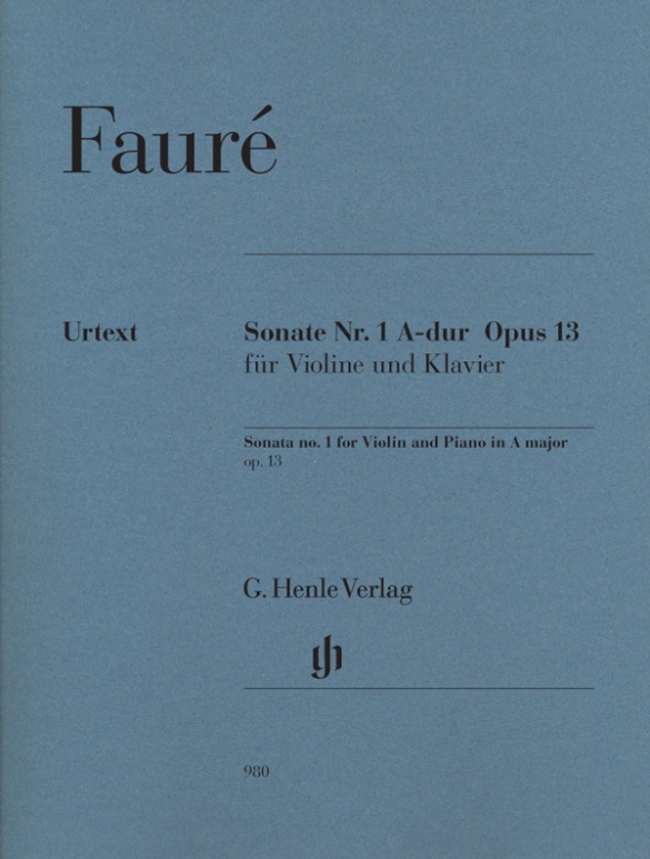 Violin Sonata no. 1 A major op. 13