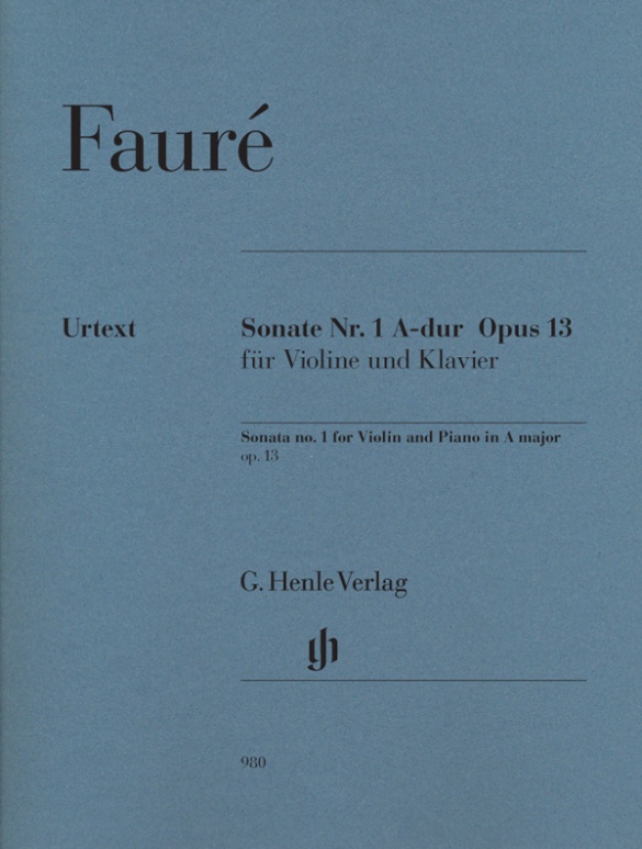 Sonate pour violon n° 1 en La majeur op. 13