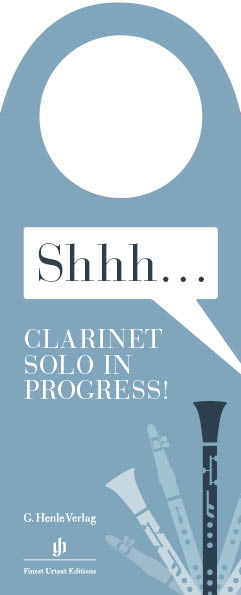Clarinet door hanger