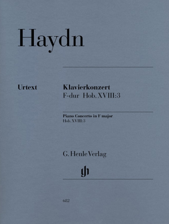 Piano Concerto (Harpsichord) F major Hob. XVIII:3