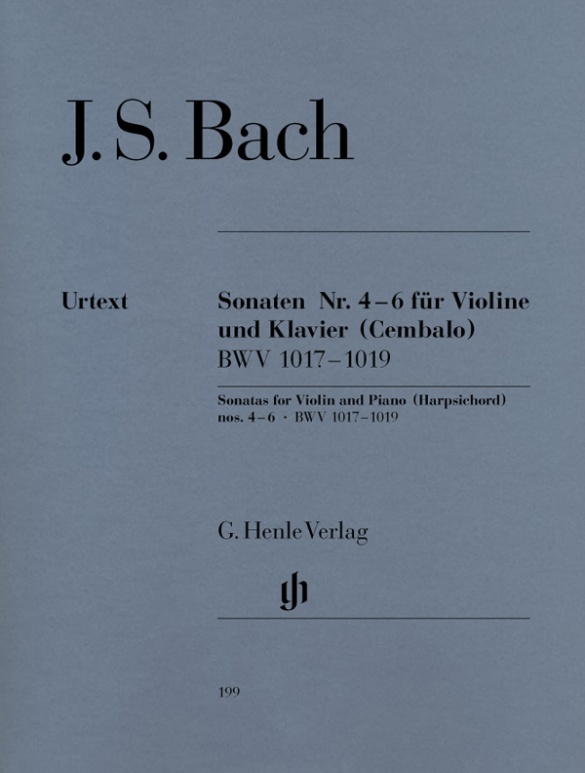 Sonates pour violon n° 4-6 BWV 1017-1019