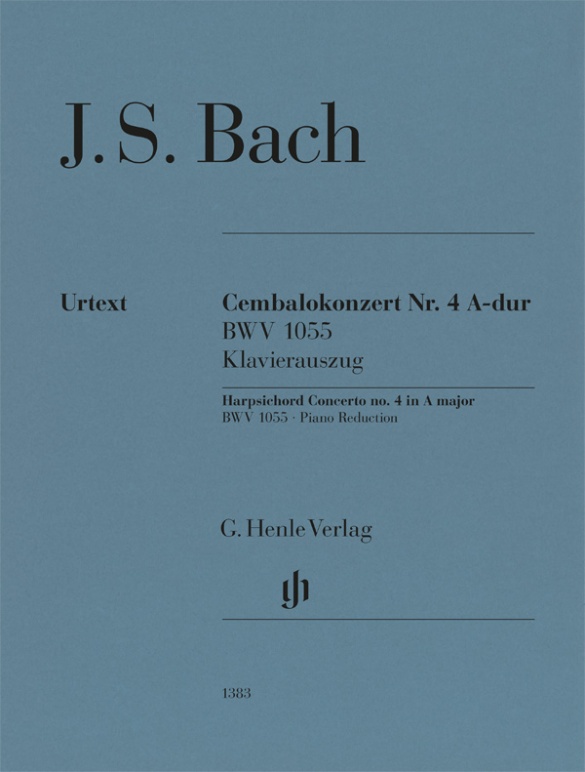 Harpsichord Concerto no. 4 A major BWV 1055