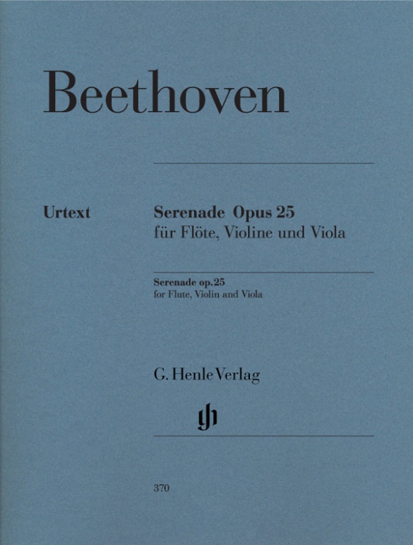 Sérénade en Ré majeur op. 25 pour flûte, violon et alto