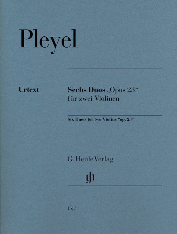 Six Duets “op. 23” for two Violins