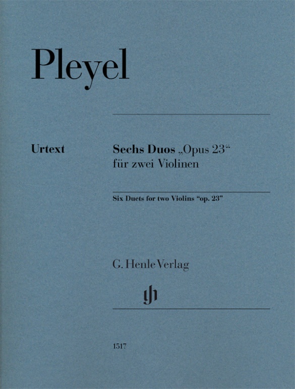 Six duos «op. 23» pour deux violons