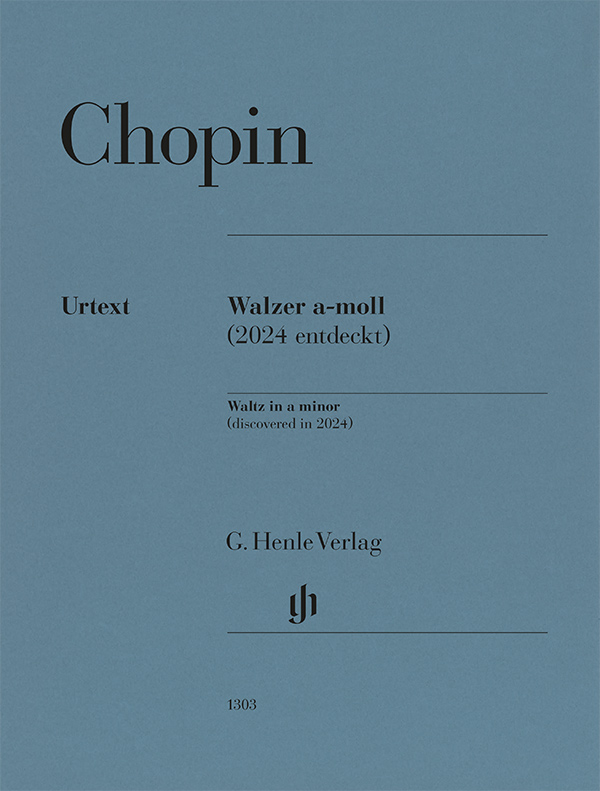 Waltz a minor with facsimile