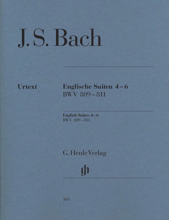 English Suites 4-6, BWV 809-811