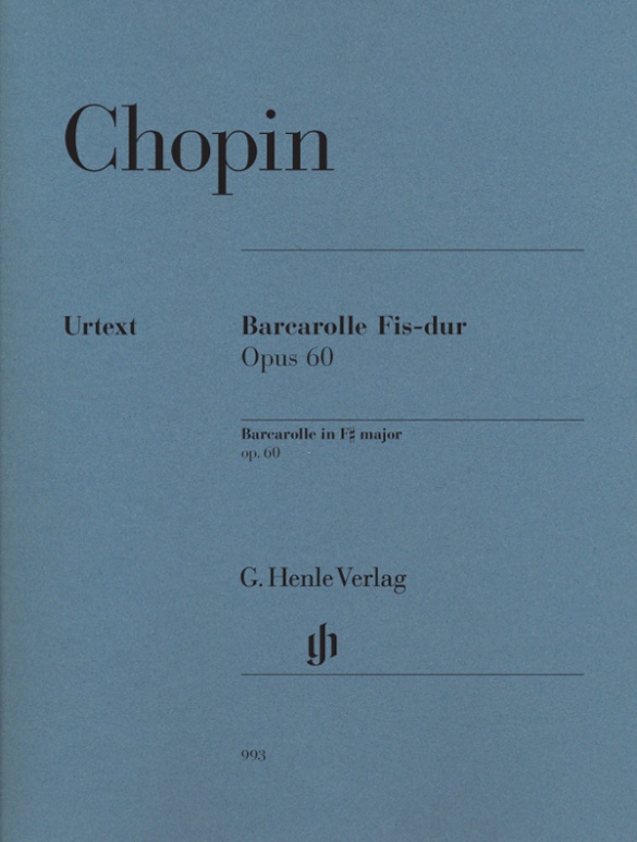 Barcarolle F sharp major op. 60