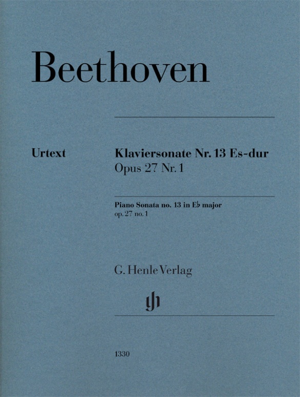 Sonate pour piano n° 13 en Mi bémol majeur op. 27 n° 1