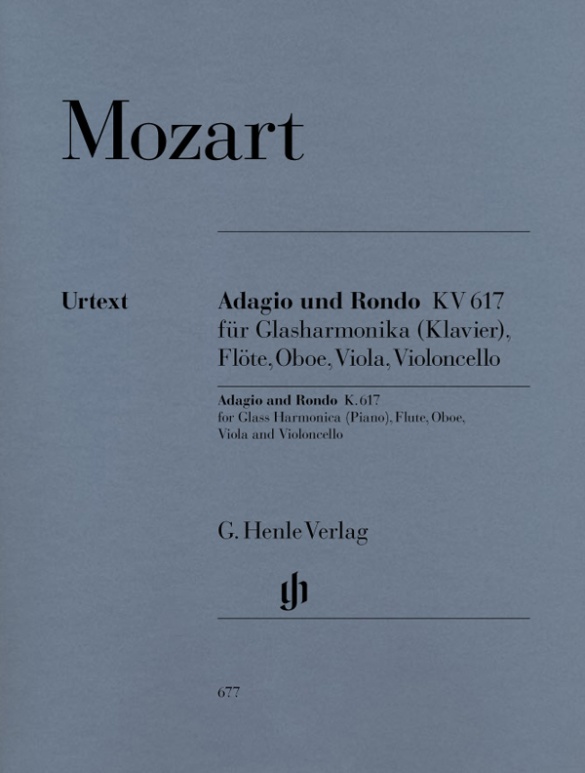 Adagio et Rondo K. 617 pour harmonica de verres (piano), flute, hautbois, alto et violoncelle