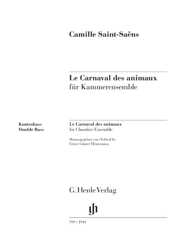 Camille Saint-Saëns – The Carnival Of The Animals, Le Carnaval des