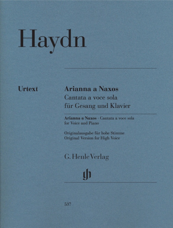 Arianna a Naxos, Cantata a voce sola Hob. XXVIb:2 pour chant et piano