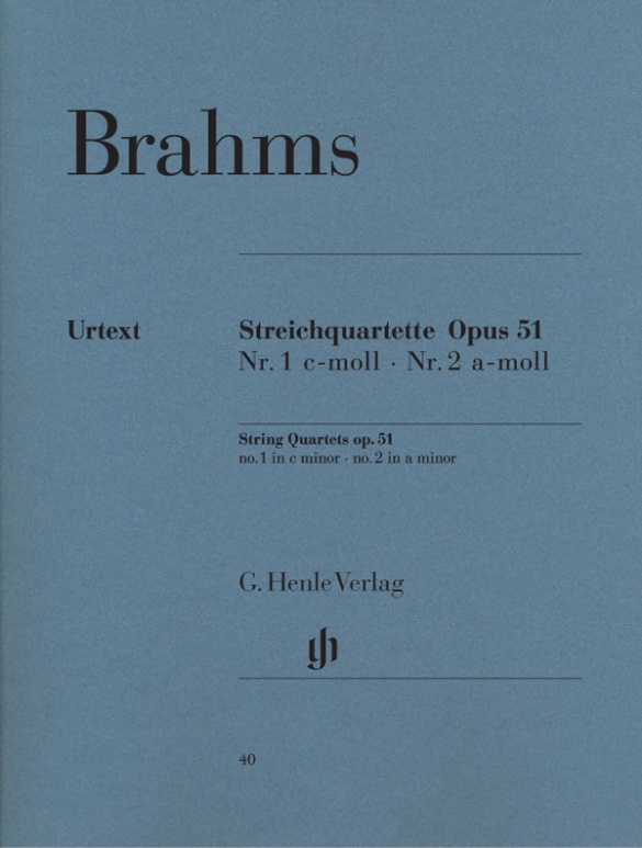 Quatuors à cordes op. 51 n° 1 en ut mineur et n° 2 en la mineur