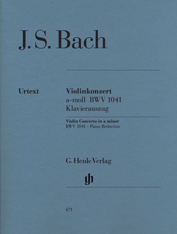 Violin Concerto a minor BWV 1041