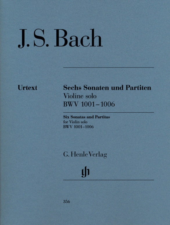 Sonates et Partitas BWV 1001-1006 pour violon solo