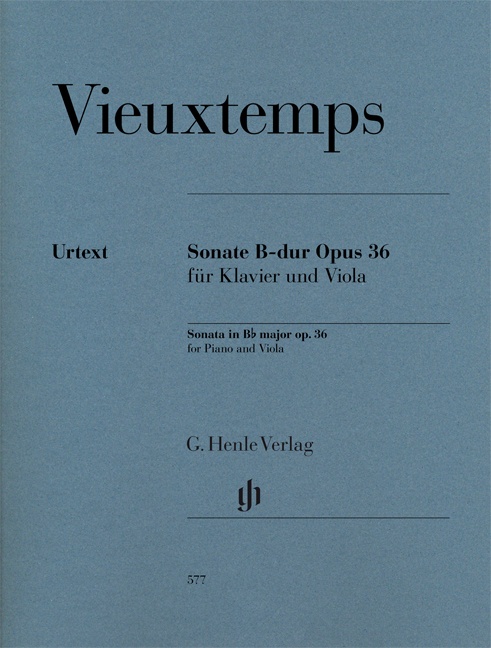 Viola Sonata in B flat major op. 36