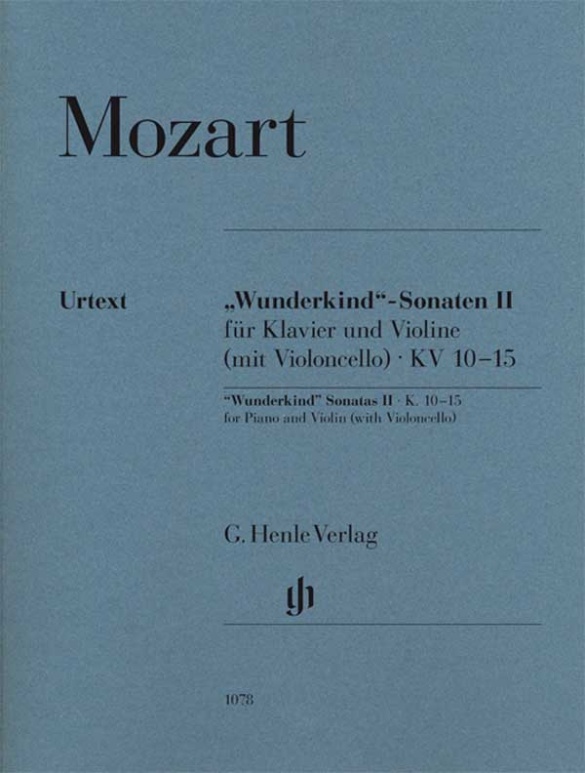 "Wunderkind" Sonatas Volume II for Piano and Violin (with Violoncello) K. 10-15