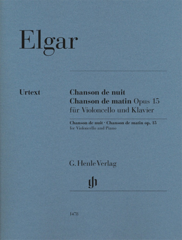 Chanson de nuit, Chanson de matin op. 15 for Violoncello and Piano