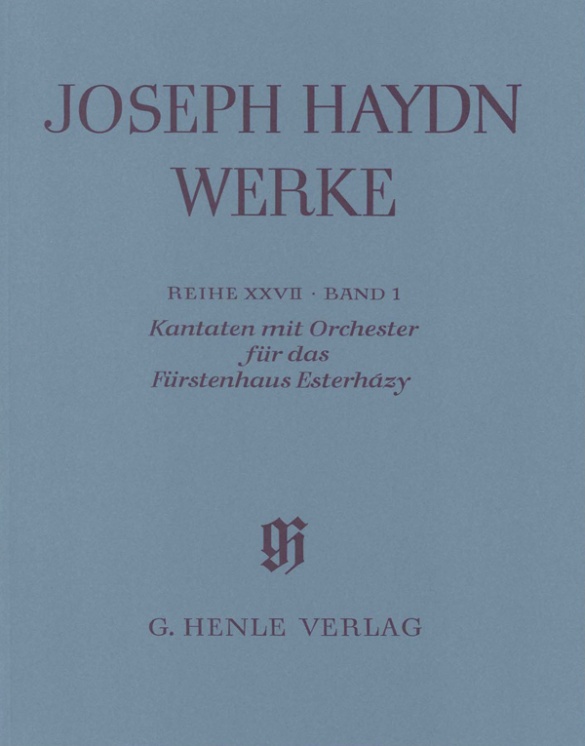 Ser. 27, Vol. 1 | Cantatas with Orchestra for the Princes of Esterházy