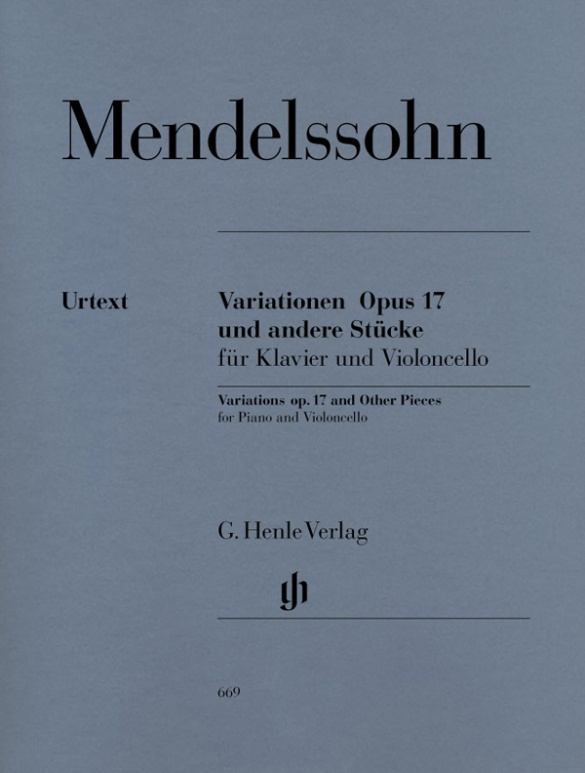 Variations op. 17 and Other Pieces for Piano and Violoncello