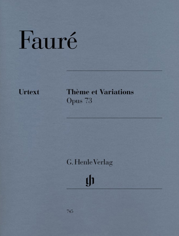 Thème et Variations op. 73 for Piano