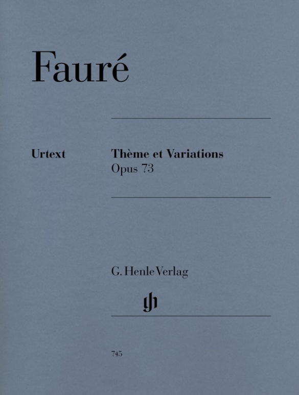 Thème et Variations op. 73 pour piano