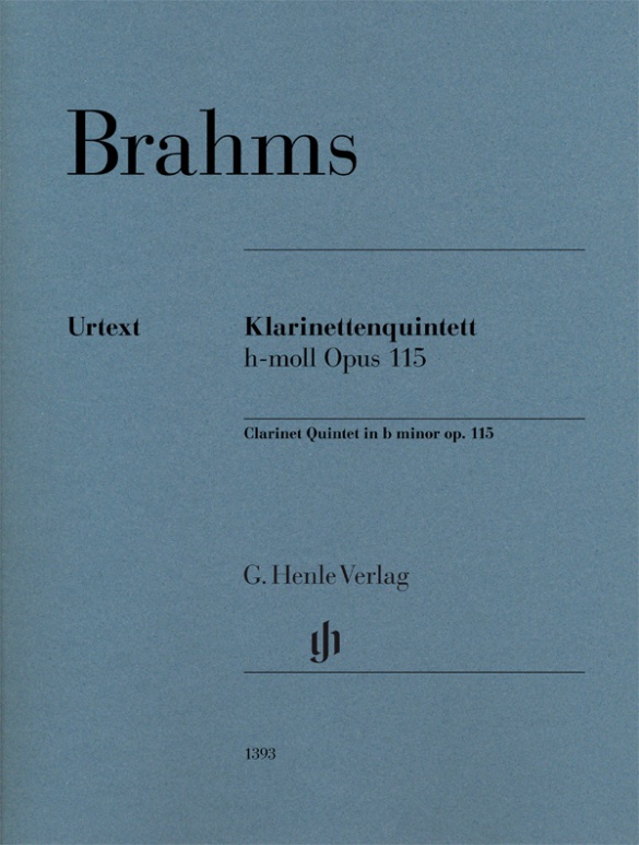 Klarinettenquintett h-moll op. 115 für Klarinette (A), 2 Violinen, Viola und Violoncello