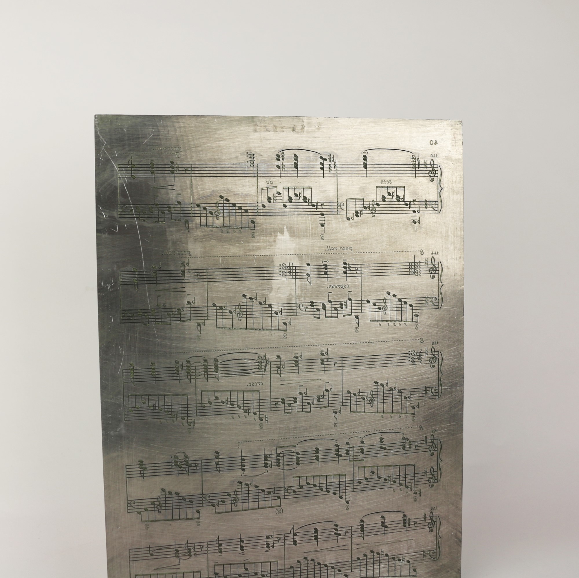 Original Urtext-engraving plate Beethoven
