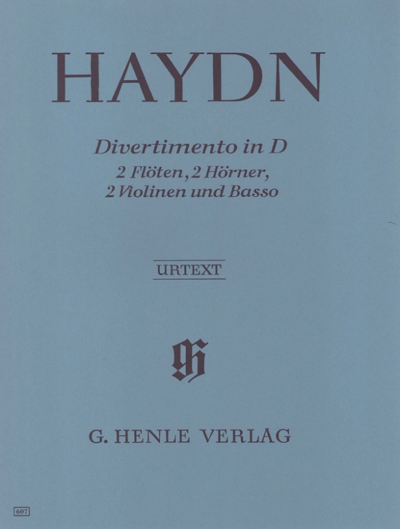 Divertimento D major Hob. II:8 for 2 Flutes, 2 Horns, 2 Violins and Basso Continuo