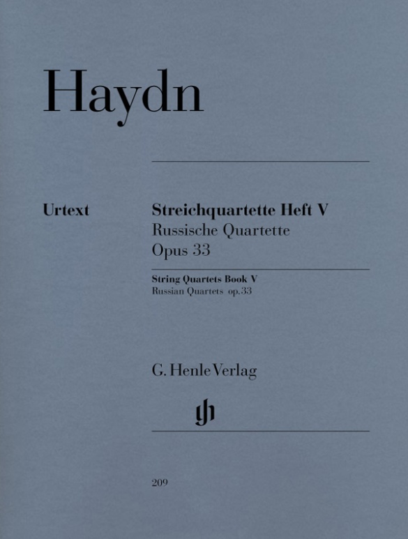 String Quartets Book V op. 33 (Russian Quartets)