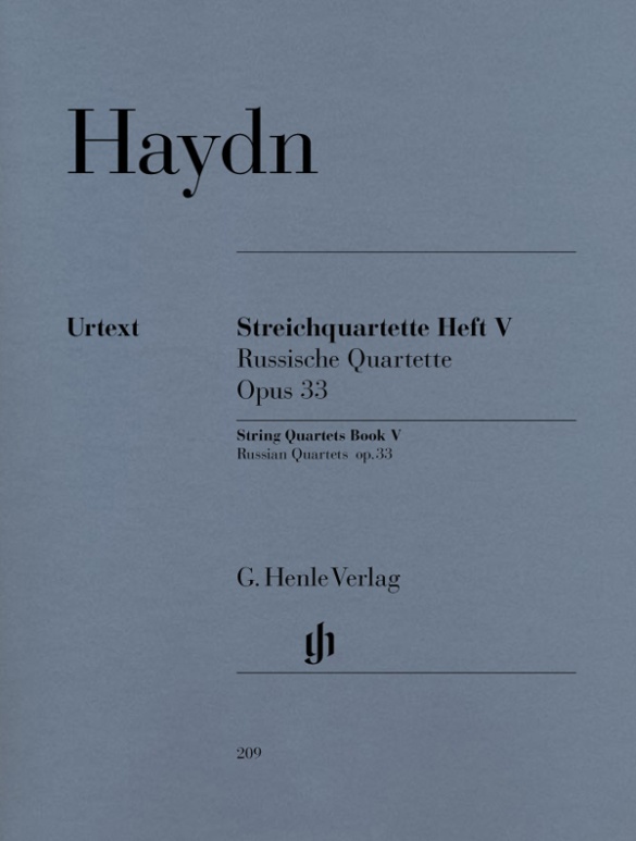 Quatuors à cordes volume V, op. 33 (Quatuors russes)