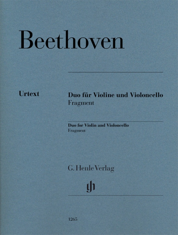 Duo for Violin and Violoncello, Fragment