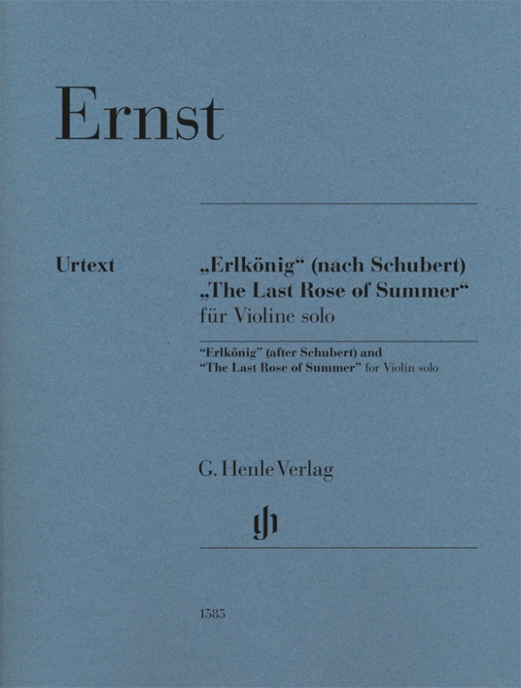 «Erlkönig» (d’après Schubert) et «The Last Rose of Summer» pour violon solo