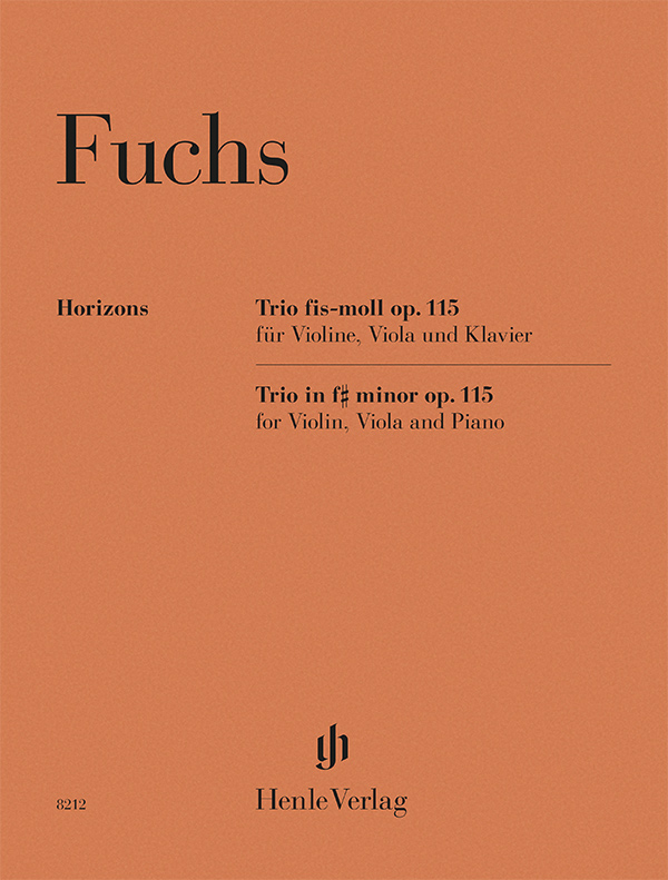 Trio f sharp minor op. 115 for Violin, Viola and Piano