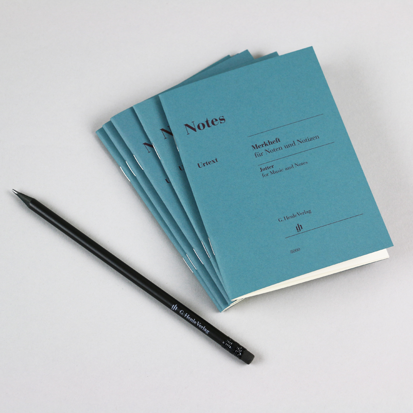 Jotter for music and notes