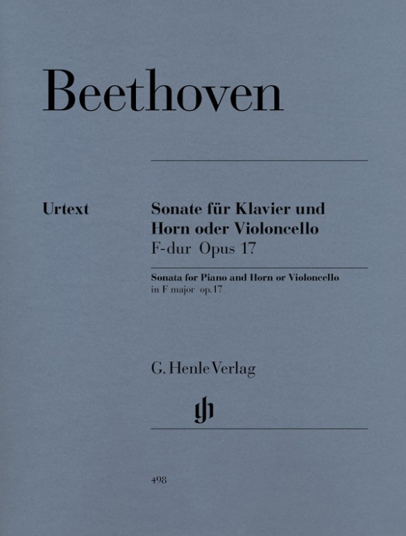 Horn Sonata (or Violoncello) F major op. 17