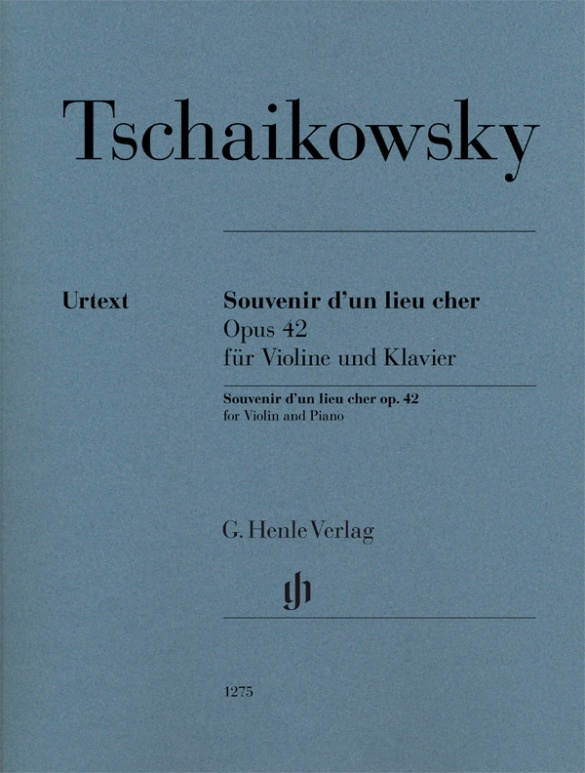 Souvenir d'un lieu cher op. 42 pour violon et piano