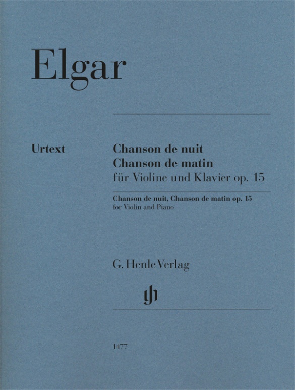 Chanson de nuit, Chanson de matin op. 15 for Violin and Piano