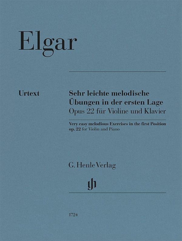 Very easy melodious Exercises in the first Position op. 22 for Violin ...